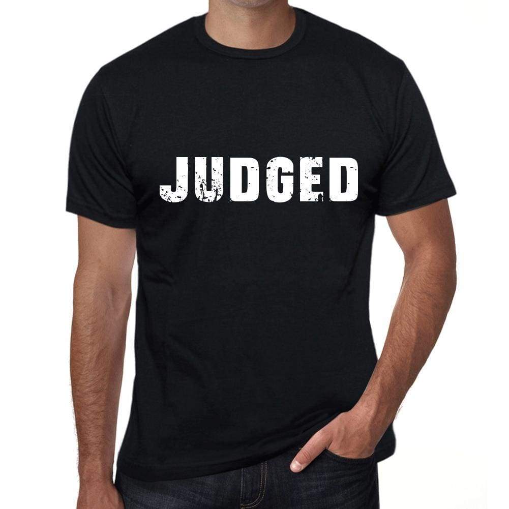 Judged Mens Vintage T Shirt Black Birthday Gift 00554 - Black / Xs - Casual