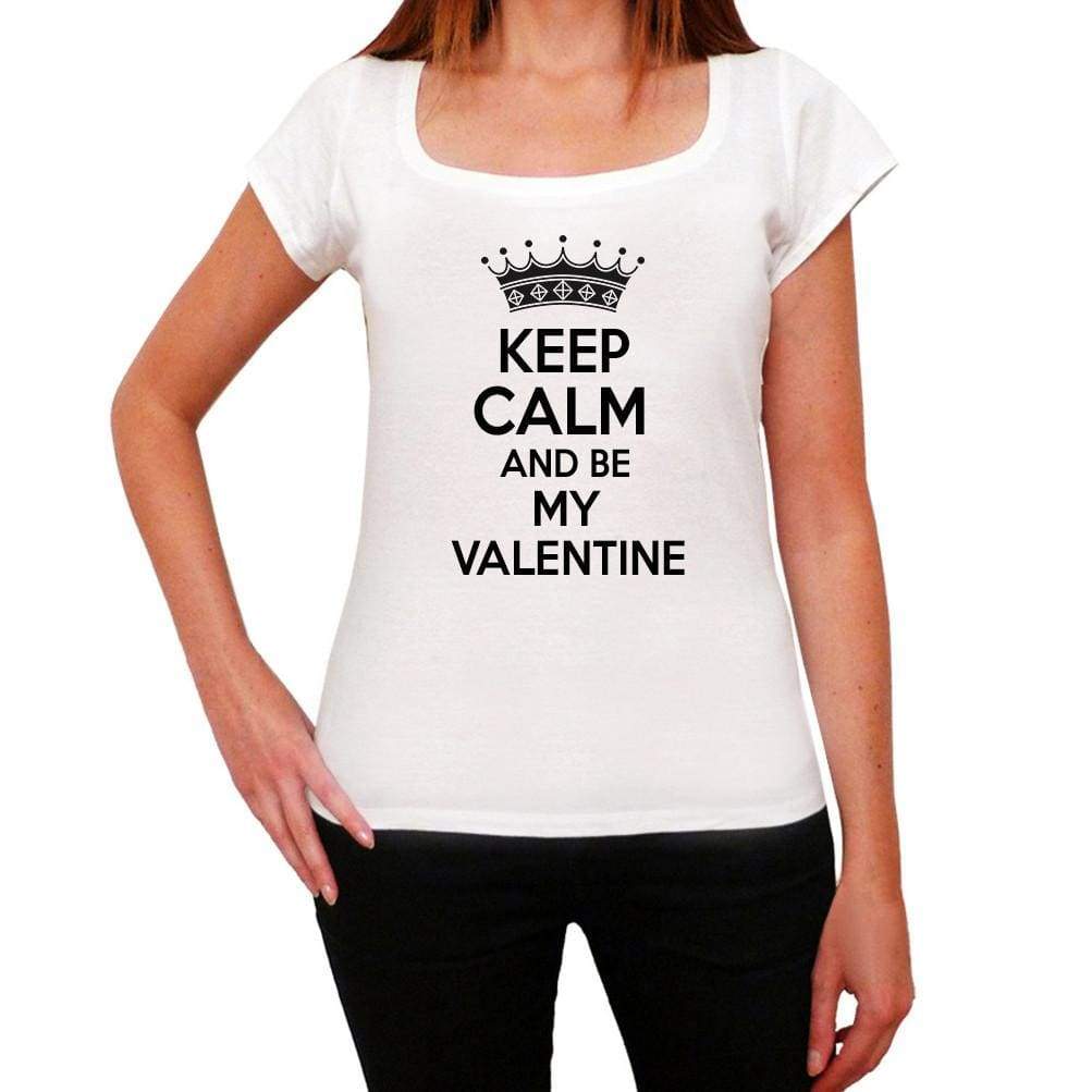 Keep Calm And Be My Valentine Womens Short Sleeve T-Shirt - Shirts