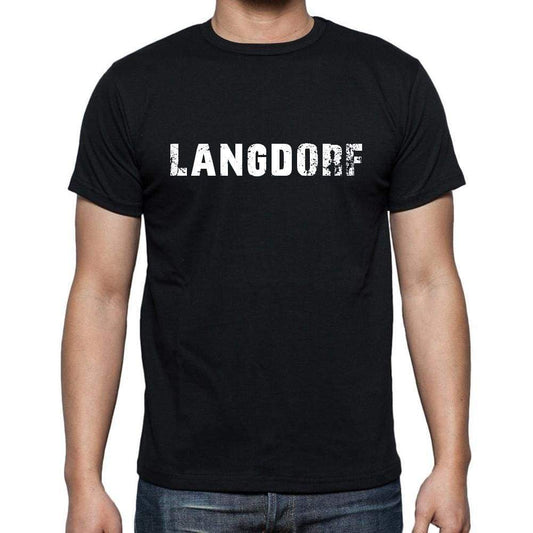 Langdorf Mens Short Sleeve Round Neck T-Shirt 00003 - Casual