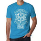 Letting Dreams Sail Since 1964 Mens T-Shirt Blue Birthday Gift 00404 - Blue / Xs - Casual