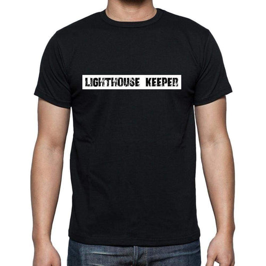 Lighthouse Keeper T Shirt Mens T-Shirt Occupation S Size Black Cotton - T-Shirt