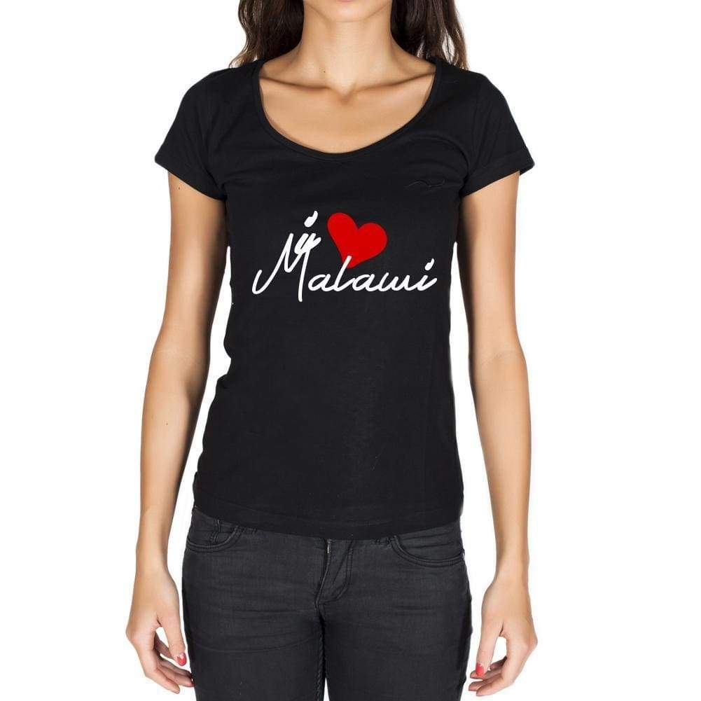 Malawi Womens Short Sleeve Round Neck T-Shirt - Casual