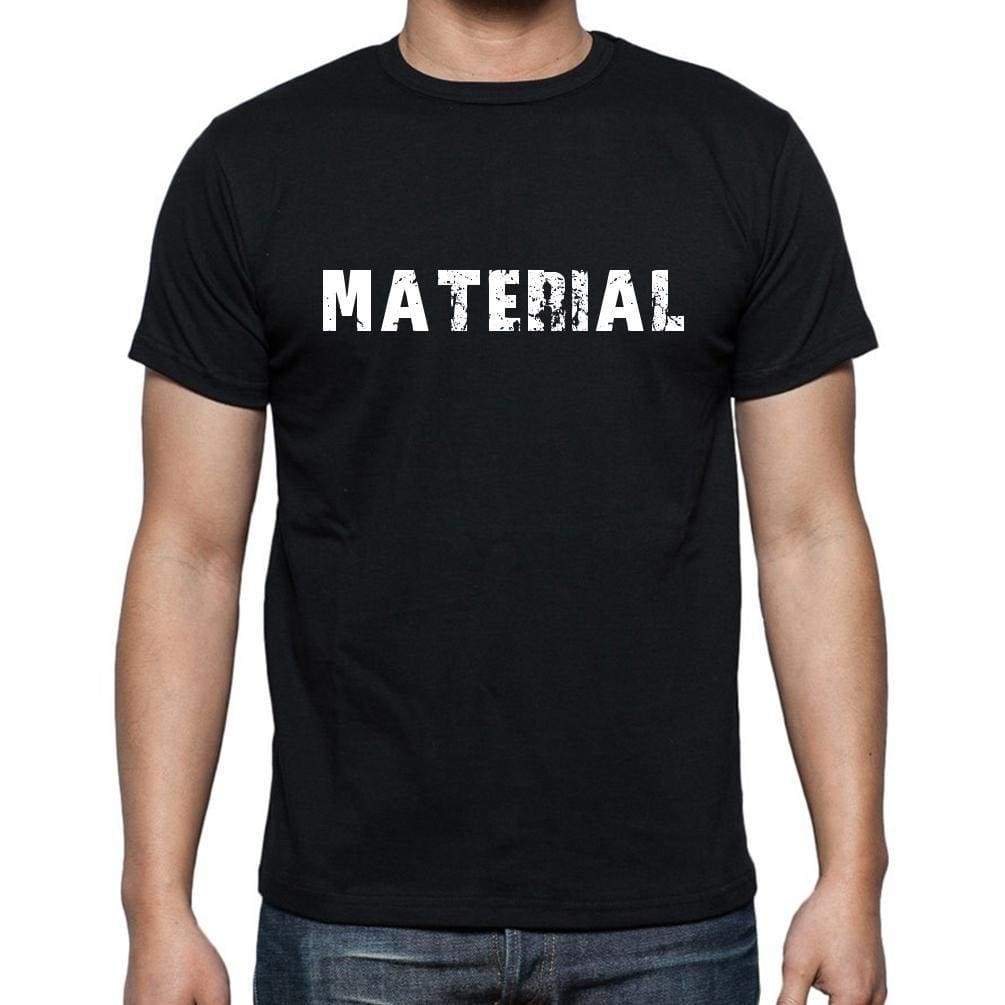 Material Mens Short Sleeve Round Neck T-Shirt - Casual