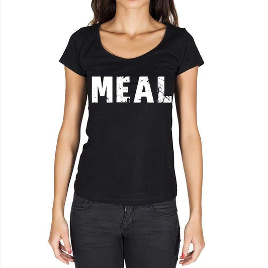 Meal Womens Short Sleeve Round Neck T-Shirt - Casual