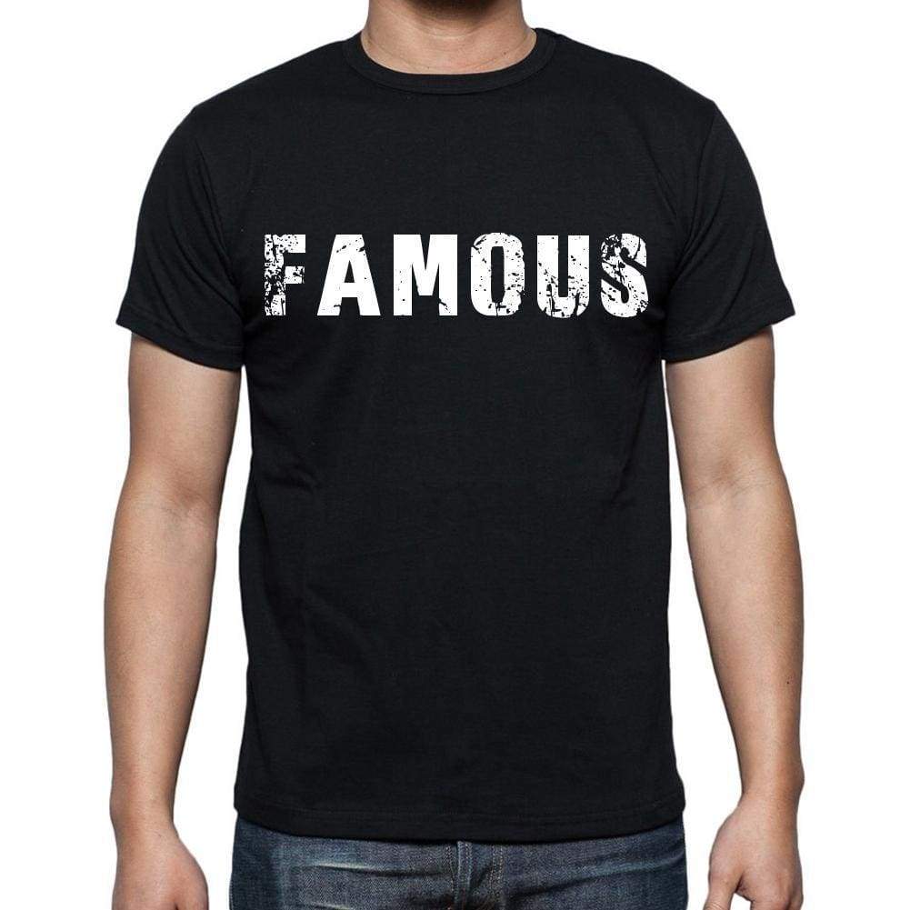 Mens Short Sleeve Round Neck T-Shirt Black T-Shirt En