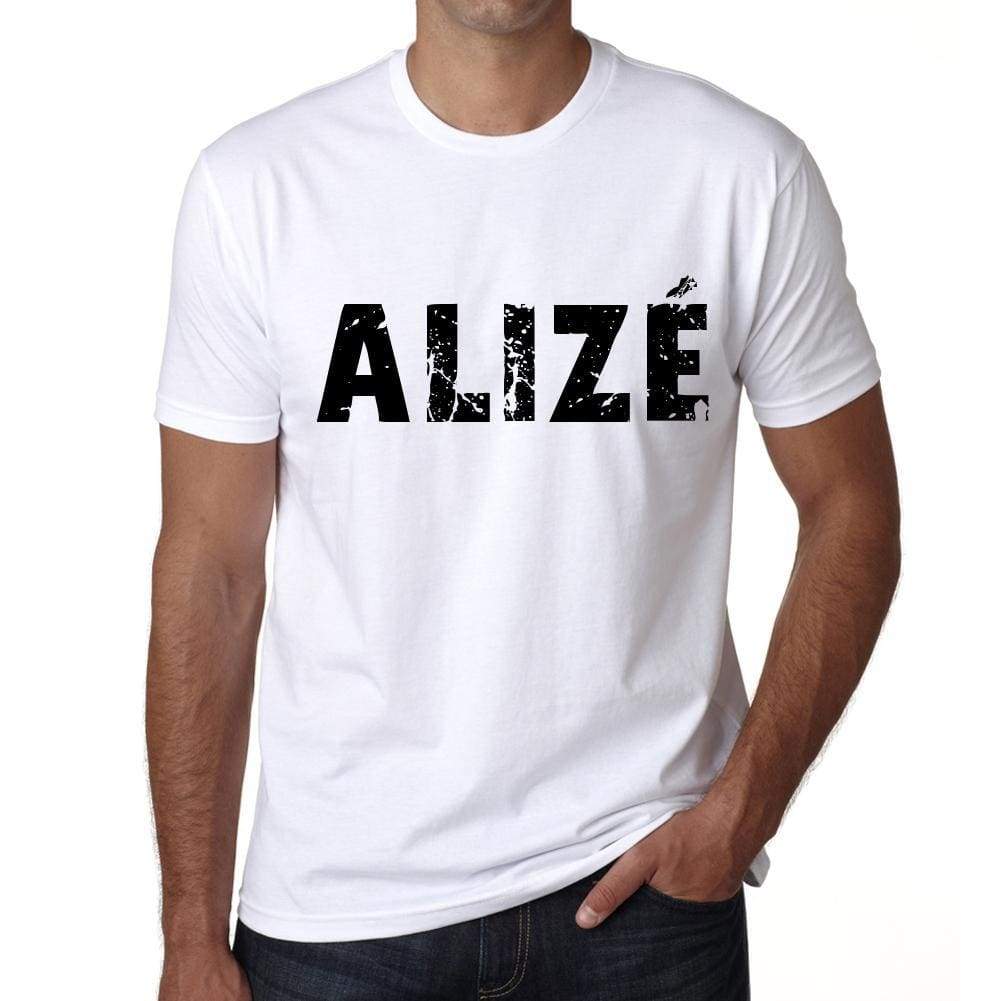 Mens Tee Shirt Vintage T Shirt Alizé X-Small White 00561 - White / Xs - Casual