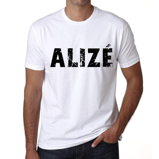 Mens Tee Shirt Vintage T Shirt Alizé X-Small White 00561 - White / Xs - Casual
