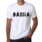 Mens Tee Shirt Vintage T Shirt Bâcha X-Small White 00561 - White / Xs - Casual