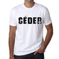 Mens Tee Shirt Vintage T Shirt Céder X-Small White 00561 - White / Xs - Casual