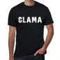Mens Tee Shirt Vintage T Shirt Clama X-Small Black 00558 - Black / Xs - Casual