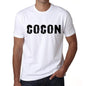 Mens Tee Shirt Vintage T Shirt Cocon X-Small White 00561 - White / Xs - Casual