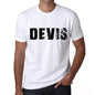 Mens Tee Shirt Vintage T Shirt Devis X-Small White 00561 - White / Xs - Casual