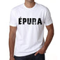 Mens Tee Shirt Vintage T Shirt Épura X-Small White 00561 - White / Xs - Casual