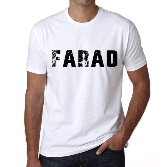 Mens Tee Shirt Vintage T Shirt Farad X-Small White 00561 - White / Xs - Casual