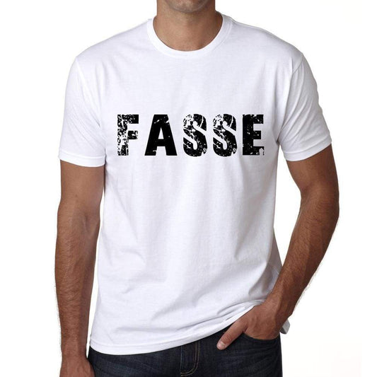 Mens Tee Shirt Vintage T Shirt Fasse X-Small White 00561 - White / Xs - Casual