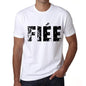 Mens Tee Shirt Vintage T Shirt Fièe X-Small White 00560 - White / Xs - Casual