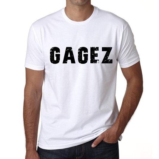 Mens Tee Shirt Vintage T Shirt Gagez X-Small White 00561 - White / Xs - Casual
