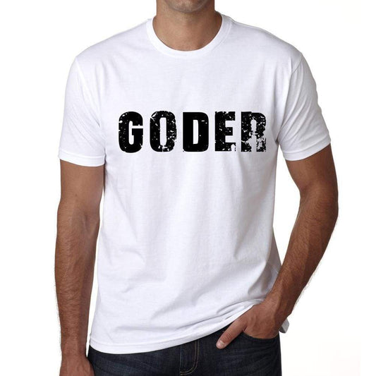 Mens Tee Shirt Vintage T Shirt Goder X-Small White 00561 - White / Xs - Casual