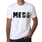 Mens Tee Shirt Vintage T Shirt Mecs X-Small White 00560 - White / Xs - Casual