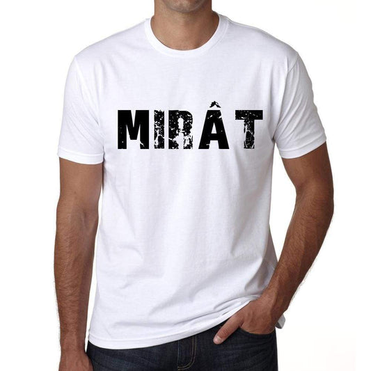 Mens Tee Shirt Vintage T Shirt Mirât X-Small White - White / Xs - Casual