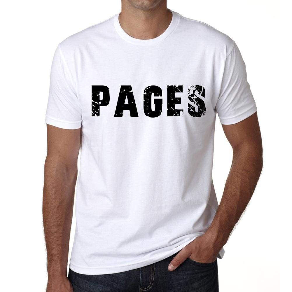 Mens Tee Shirt Vintage T Shirt Pages X-Small White - White / Xs - Casual