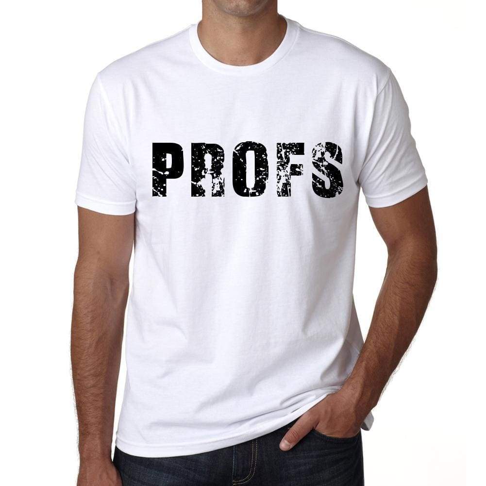 Mens Tee Shirt Vintage T Shirt Profs X-Small White - White / Xs - Casual