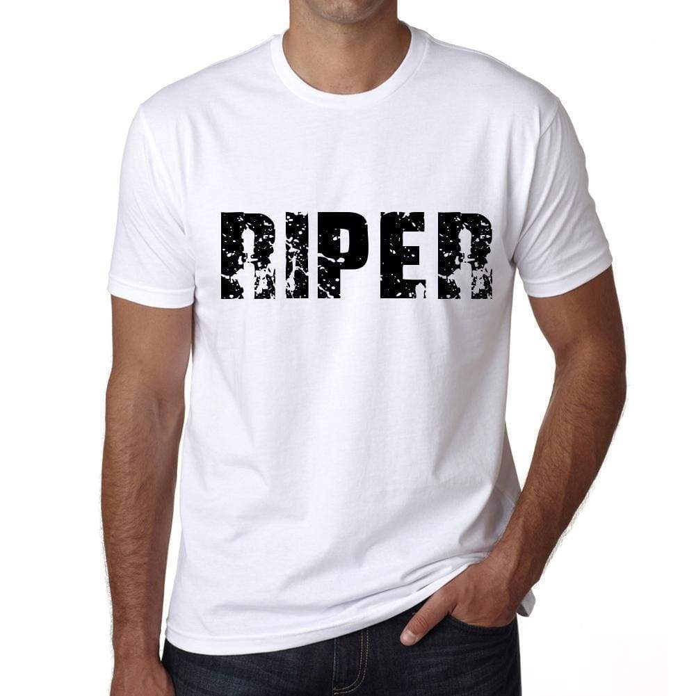 Mens Tee Shirt Vintage T Shirt Riper X-Small White - White / Xs - Casual