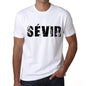 Mens Tee Shirt Vintage T Shirt Sévir X-Small White - White / Xs - Casual