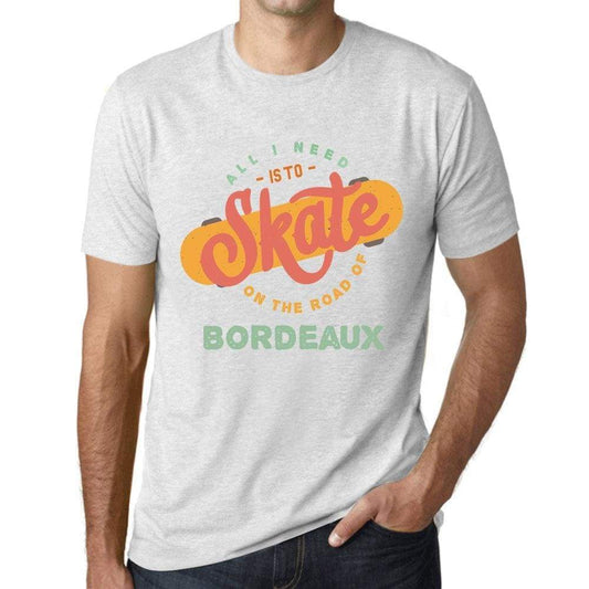 Mens Vintage Tee Shirt Graphic T Shirt Bordeaux Vintage White - Vintage White / Xs / Cotton - T-Shirt
