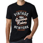Mens Vintage Tee Shirt Graphic T Shirt Genuine Riders 1964 Deep Black - Deep Black / Xs / Cotton - T-Shirt