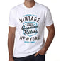 Mens Vintage Tee Shirt Graphic T Shirt Genuine Riders 2007 White - White / Xs / Cotton - T-Shirt