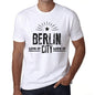 Mens Vintage Tee Shirt Graphic T Shirt Live It Love It Berlin White - White / Xs / Cotton - T-Shirt