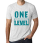 Mens Vintage Tee Shirt Graphic T Shirt One Level Vintage White - Vintage White / Xs / Cotton - T-Shirt