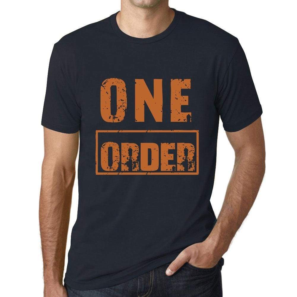 Mens Vintage Tee Shirt Graphic T Shirt One Order Navy - Navy / Xs / Cotton - T-Shirt