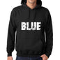 Mens Womens Unisex Printed Graphic Cotton Hoodie Soft Heavyweight Hooded Sweatshirt Pullover Popular Words Blue Deep Black - Black / Xs /