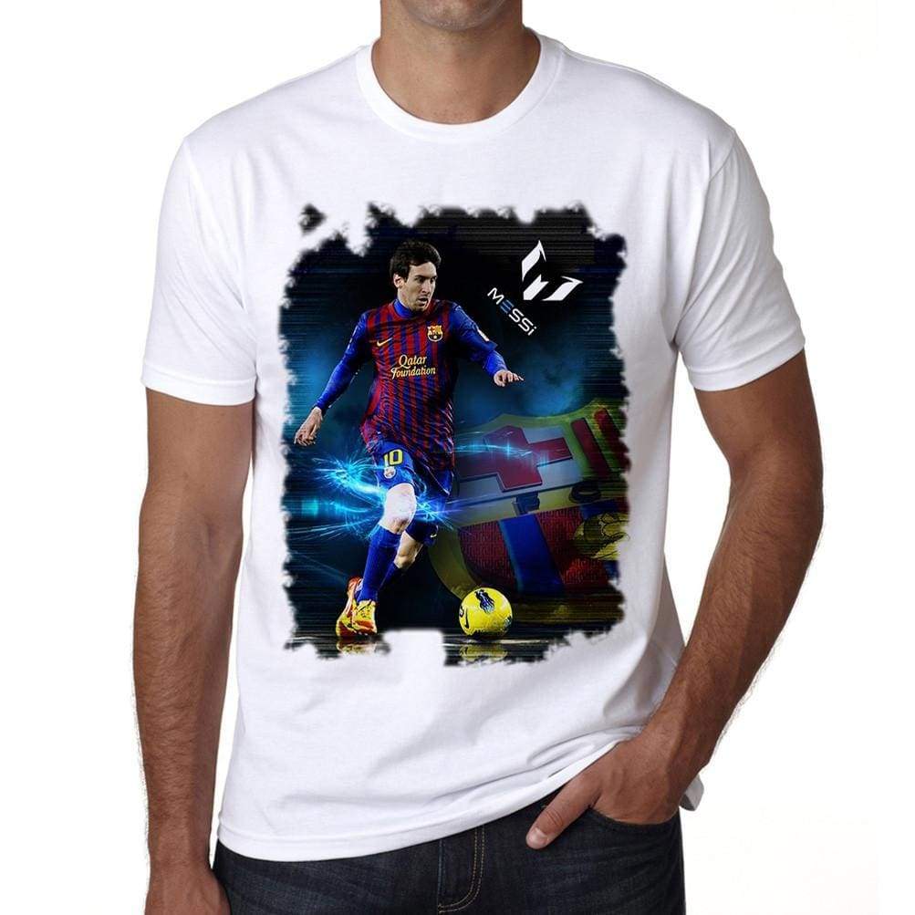 Messi T-Shirt For Mens Short Sleeve Cotton Tshirt Men T Shirt 00034 - T-Shirt