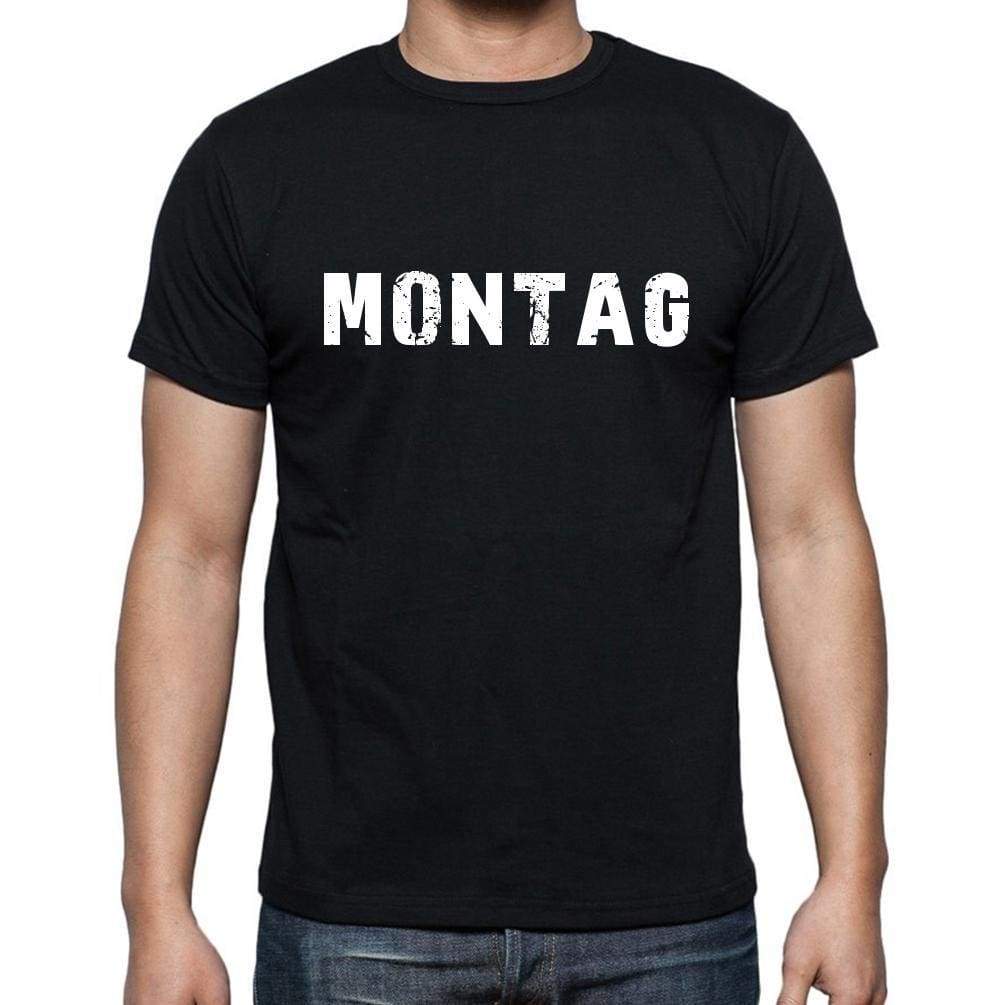 Montag Mens Short Sleeve Round Neck T-Shirt - Casual