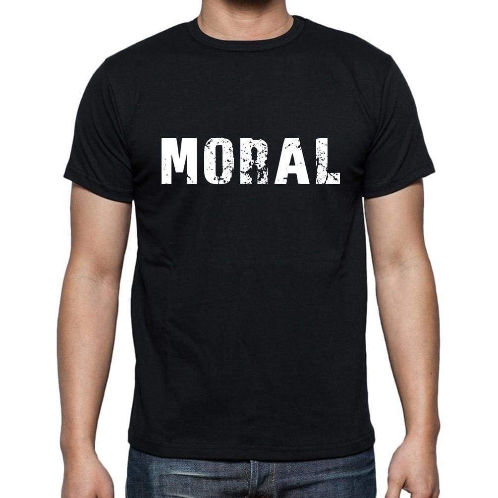 Moral Mens Short Sleeve Round Neck T-Shirt - Casual