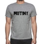 Mutiny Grey Mens Short Sleeve Round Neck T-Shirt 00018 - Grey / S - Casual