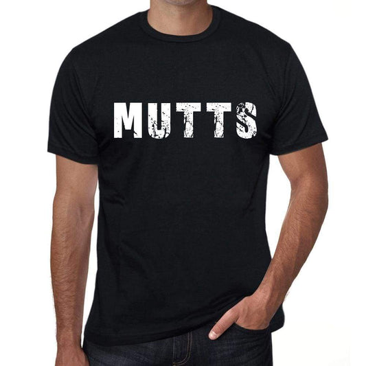 Mutts Mens Retro T Shirt Black Birthday Gift 00553 - Black / Xs - Casual