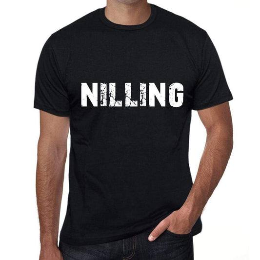 Nilling Mens T Shirt Black Birthday Gift 00555 - Black / Xs - Casual