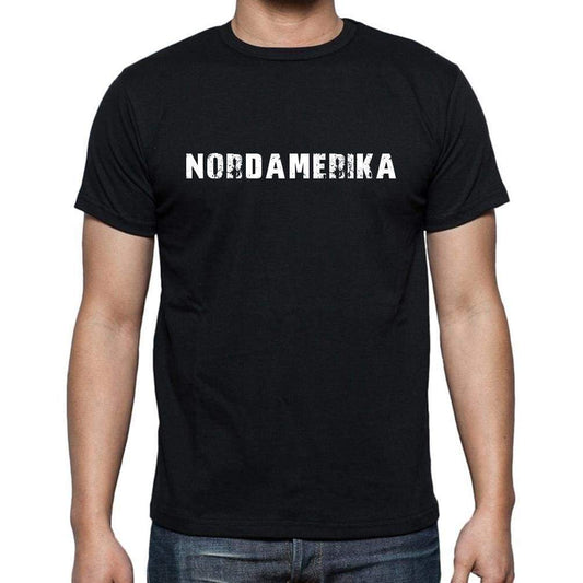 Nordamerika Mens Short Sleeve Round Neck T-Shirt - Casual