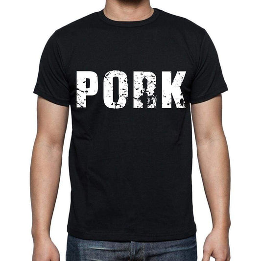 Pork Mens Short Sleeve Round Neck T-Shirt - Casual
