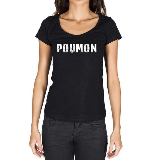 Poumon French Dictionary Womens Short Sleeve Round Neck T-Shirt 00010 - Casual
