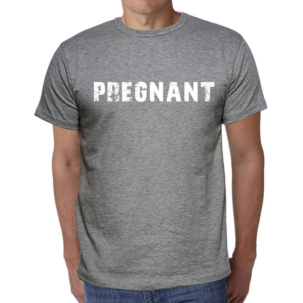 Pregnant Mens Short Sleeve Round Neck T-Shirt 00035 - Casual