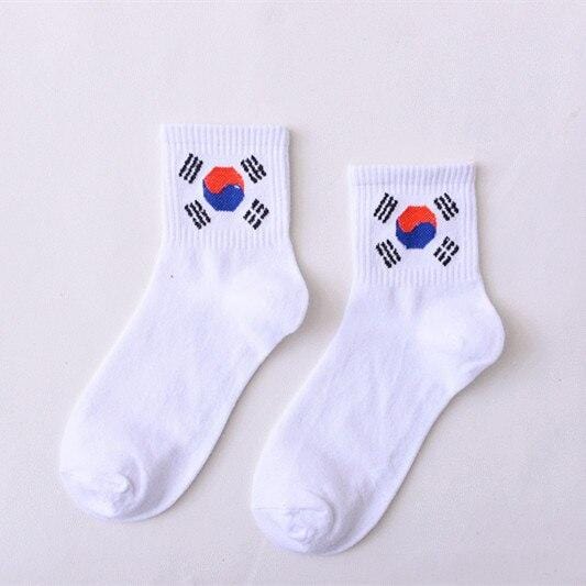 Harajuku Cute Patterend Ankle Socks Hipster Skatebord Ankle Funny Socks Female Fashion Cartoon Character Cute Short Socks Women