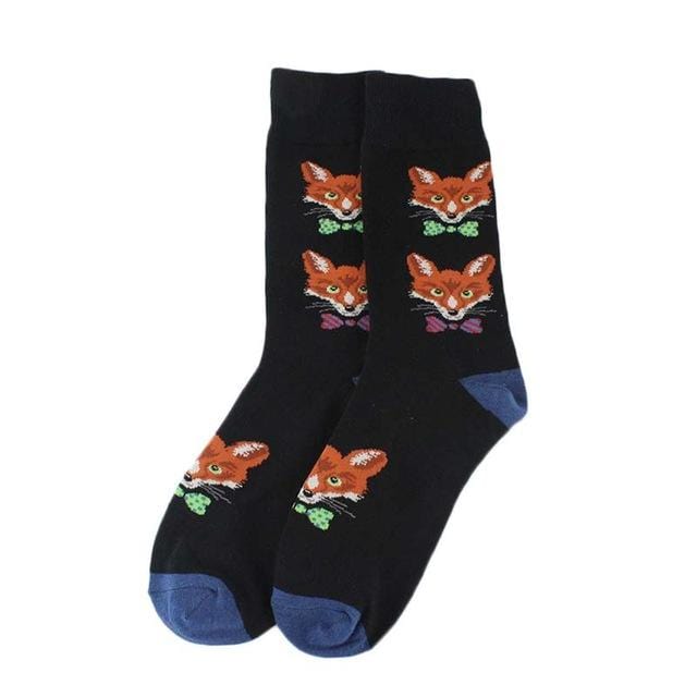 [COSPLACOOL]Cool Novelty Harajuku Crew Funny Socks Street Hip Hop Big Size Socks Men Divertidos Beer Skateboard Chaussette Homme