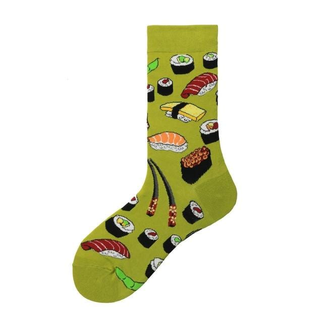 Cotton funny Socks Women &Men New 2019 cute Autumn Winter New Year Santa Claus Christmas Fruit Animal Fish Happy Socks PEONFLY