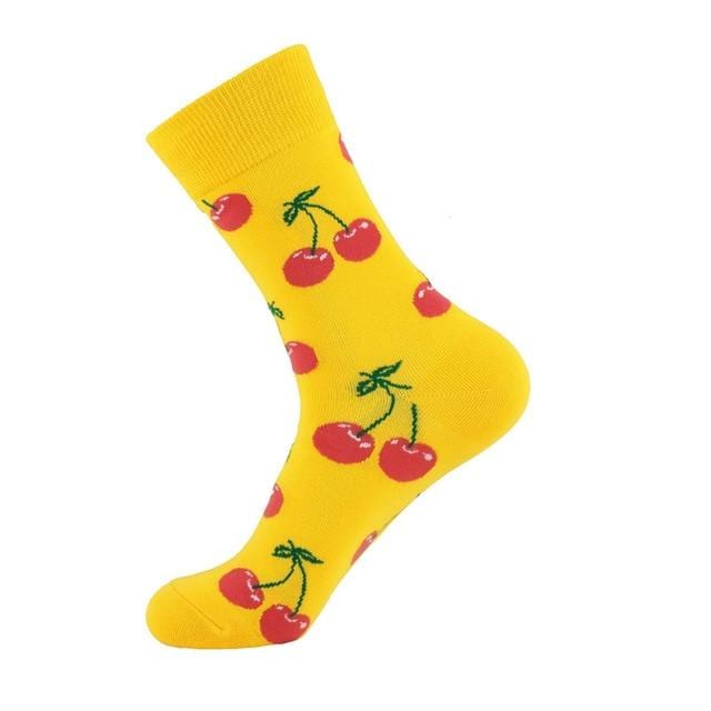 Cotton funny Socks Women &Men New 2019 cute Autumn Winter New Year Santa Claus Christmas Fruit Animal Fish Happy Socks PEONFLY