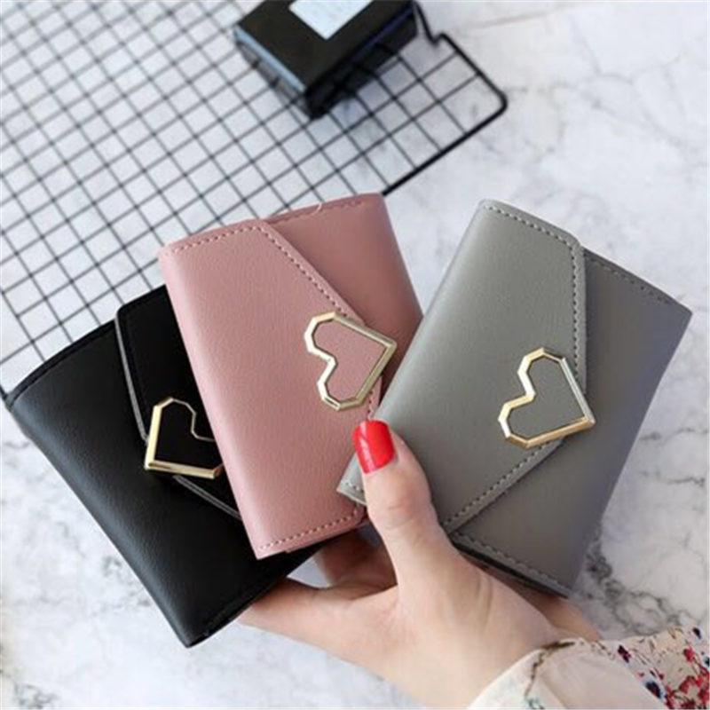 2017 New Designs Fashionable Luxury Women's Wallets Wallets Women's Wallets perse Portomonee Portfolio Ladies Short Carteras Lov